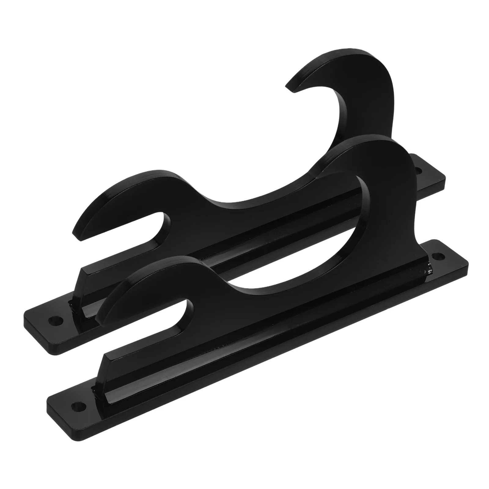 

1 set Sword Wall Mount Display Stand Holder for Martial Sword Durable Stable Acrylic Rack Horizontal Hanger Multi-Function