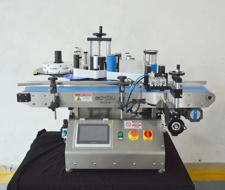 Automatic Desktop Sticker Round Bottle Labeling Machine with Coder Date Printer Price