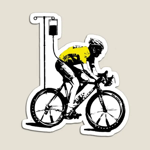 Lance Armstrong Druckmagnet, Baby-Dekoration, niedlich, lustig, für Kühlschrank-Organizer, magnetische Aufkleber, bunter Spielzeughalter, Zuhause, Kinder