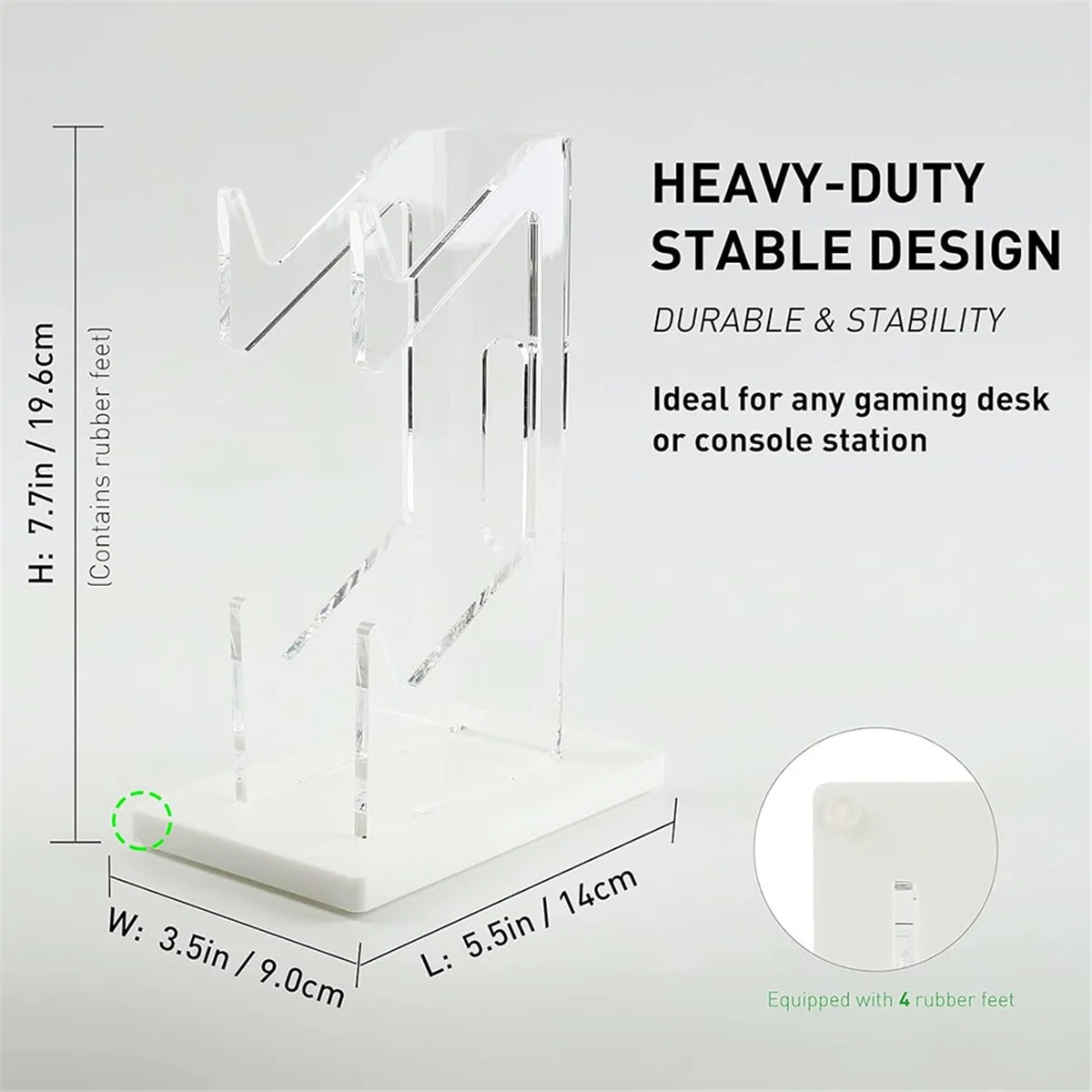 Acrylic Game Console Holder Game Controller Desk Display Stand for Switch / Joystick Bracket A