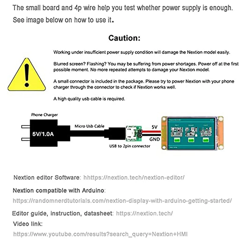 For Nextion 2.4 Inch 2.8 Inch Discovery Series HMI Resistive Touch Display Module HMI Enhancement Module