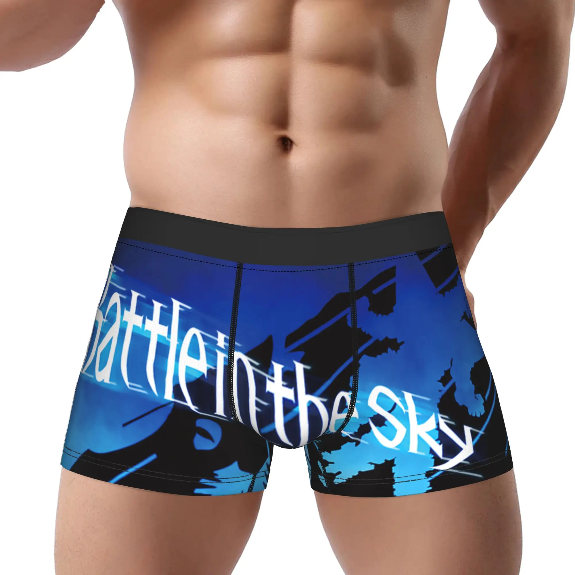 ULTRAMAN BLAZAR EP21 Battle in the Sky Subtitle  Underpants Homme Panties Men Underwear Print Shorts Boxer Briefs