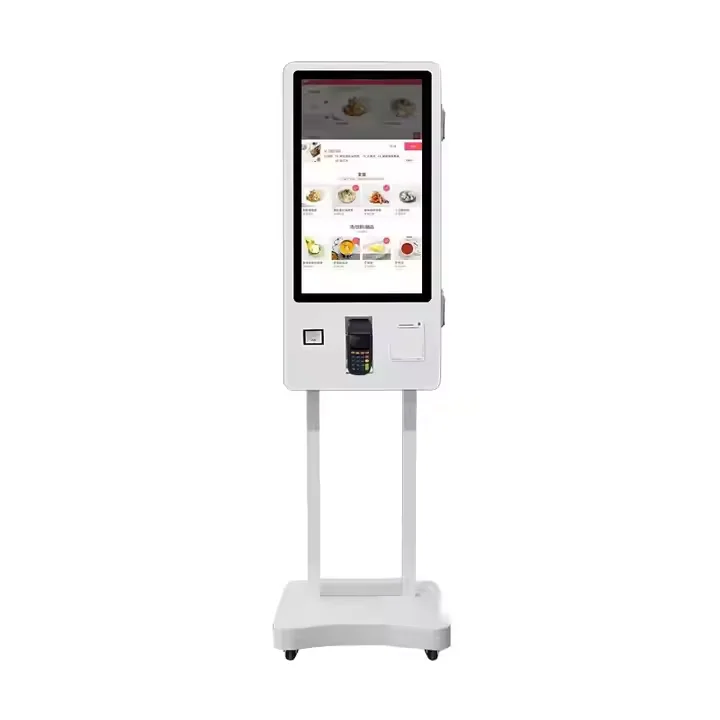 

21.5 27 32 Inch Wall Mounted Food Ordering Kiosk Touch Service Kiosk For KFC/McDonalds Self-service Ordering Kiosk