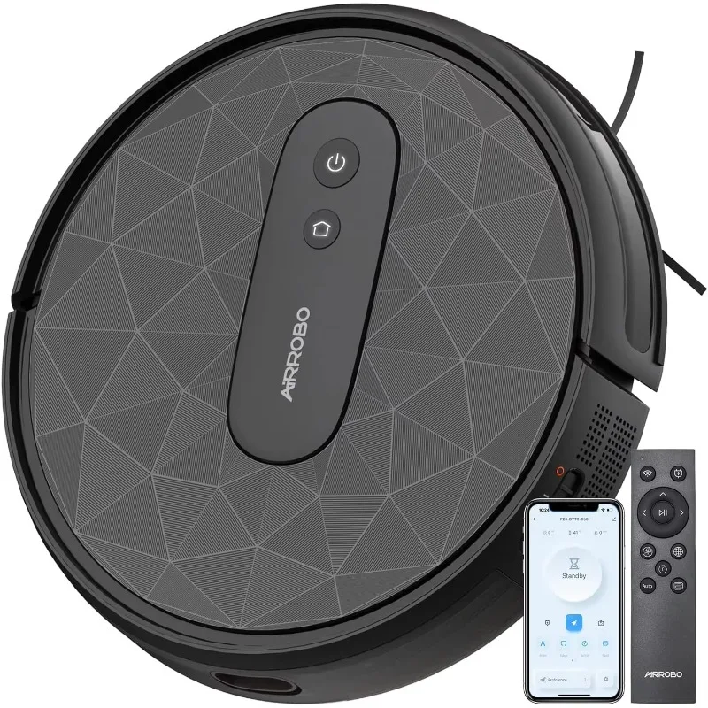 AIRROBO Robot Vacuum Cleaner with 2800Pa Suction Power, App Control, 120 Mins Runtime, Self-Charging Robotic Vacuum Cleaner, P20