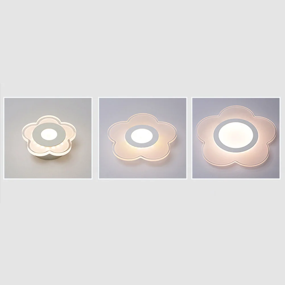 LED ضوء السقف أكريليك حديث شكل زهرة ضوء دافئ 8 واط 12 سنتيمتر توفير الطاقة الممر الجدار مصباح للمنزل غرفة المعيشة غرفة نوم