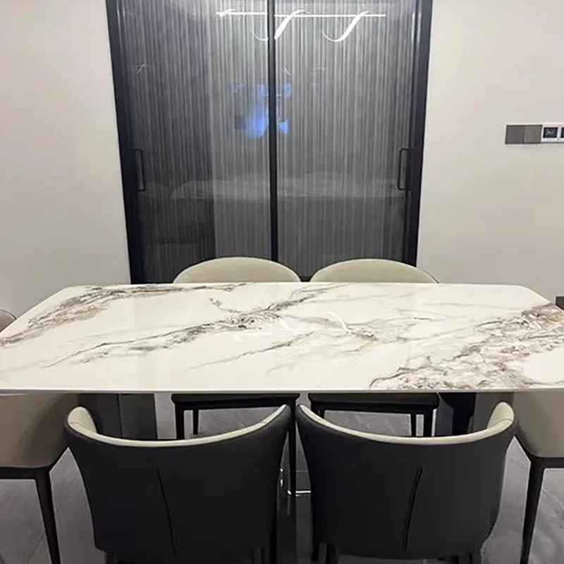 طاولة طعام يابانية فاخرة شقة صغيرة مصممة حديثة طاولة مطبخ مطعم ردهة الفندق أثاث Mesas De Comedor