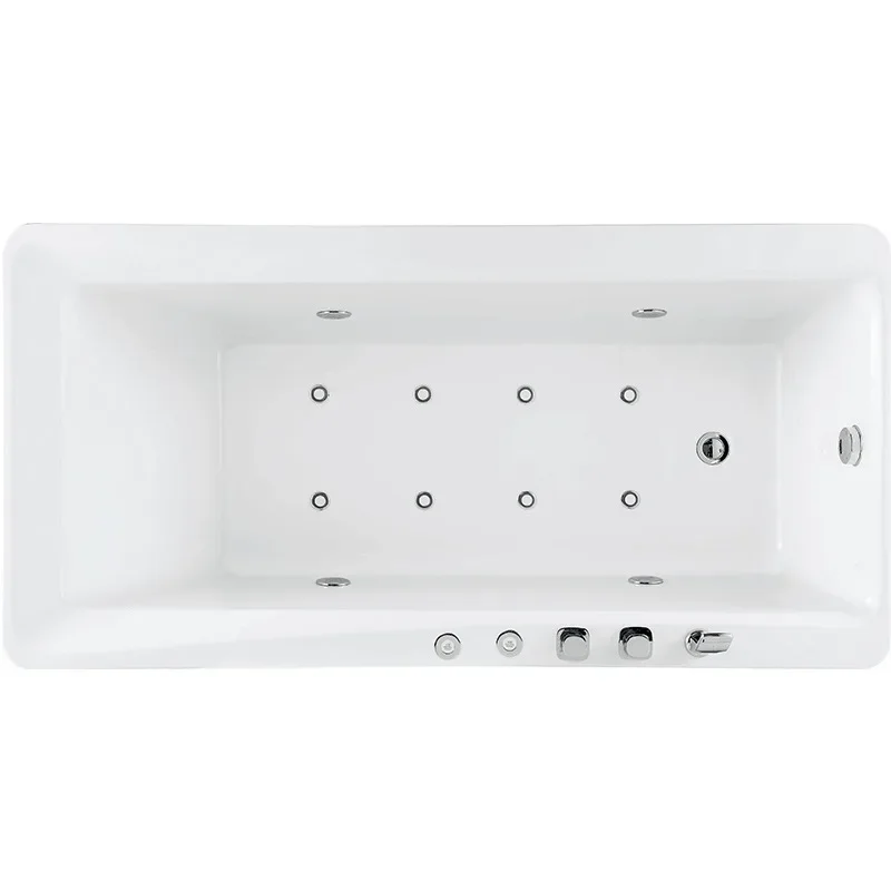 Household mini apartment 1.7 meters acrylic jacuzzi Internet celebrity rectangular model