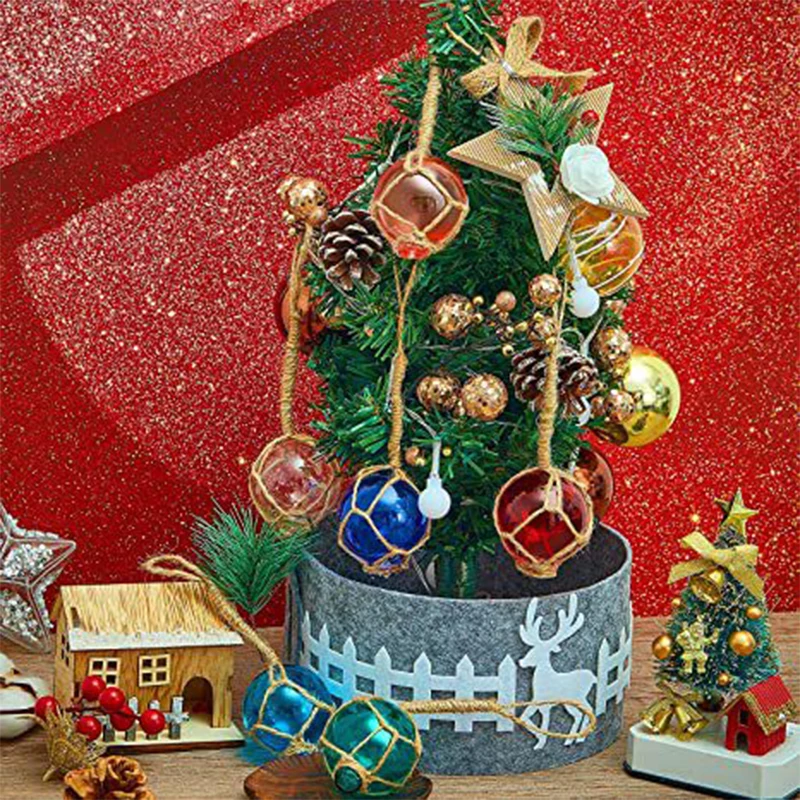 Christmas Glass Ball Creative Compact And Portable Gift  Elegant Exquisite  American style Beach  Christmas Decoration