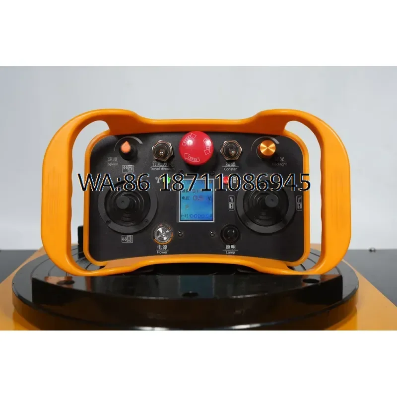 New 30 Ton Cargo Trolley Remote Control Heavy Duty Metal Mover Rotatable Skate for Industrial Equipment