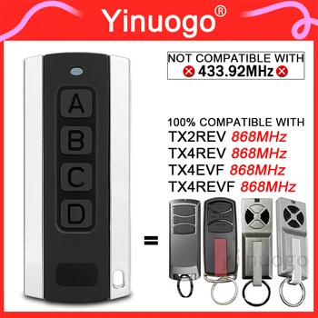 TX4REVF TX2REV TX4REV TX4EVF garaj kapısı için 868MHz garaj kapısı açacakları/kapısı uzaktan kumanda el verici