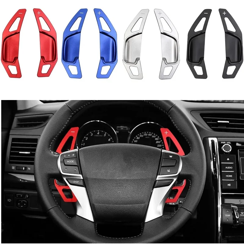 

For Toyota 2011-2018 Reiz Camry Coroll Ralink and Zelas2X Car Steering Wheel Shift Paddle Extension Aluminum Car styling