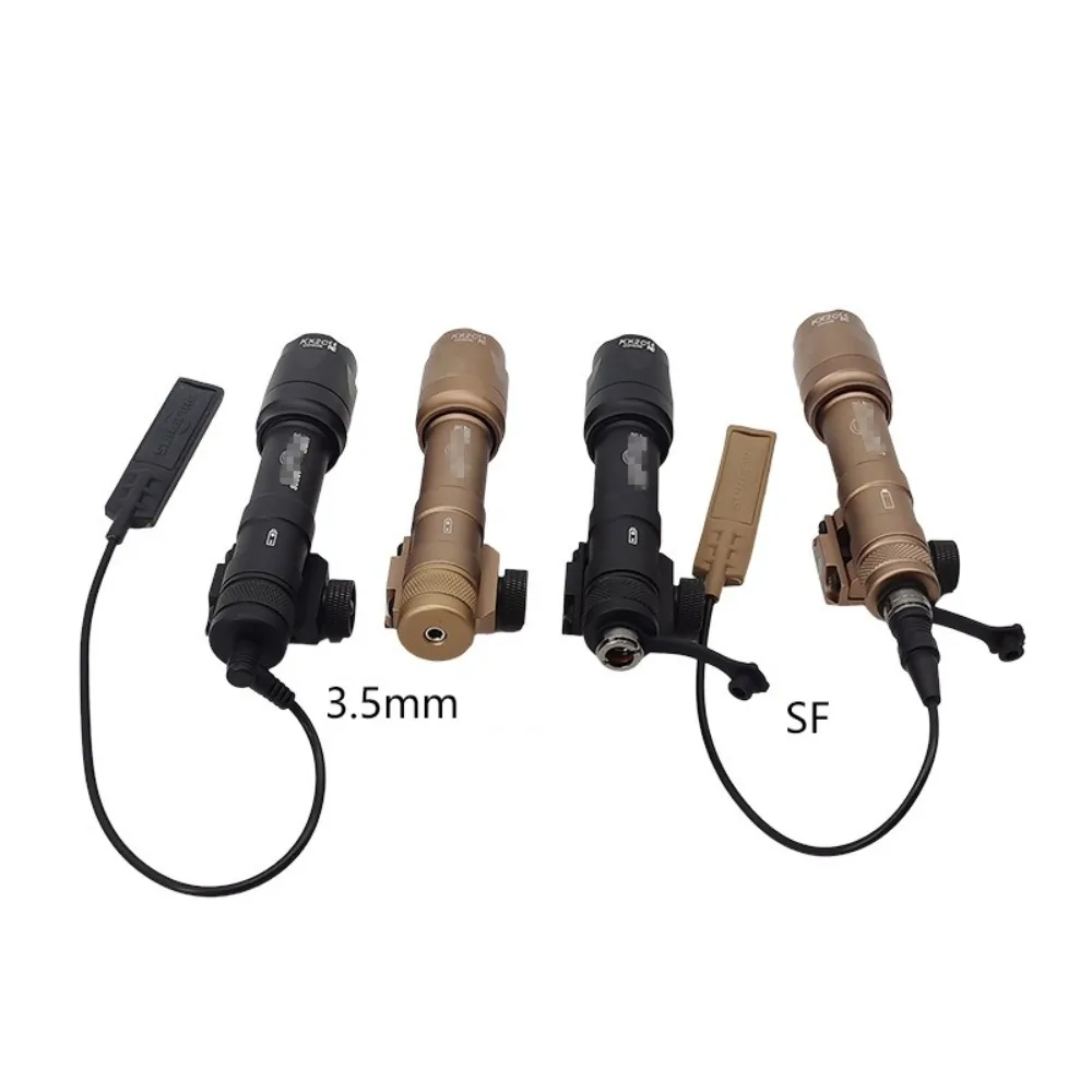 M600C ضوء فلاش قوي التكتيكية الماوس الذيل سلك التحكم LED جينمينغ 10 M600C مصباح يدوي الإضاءة