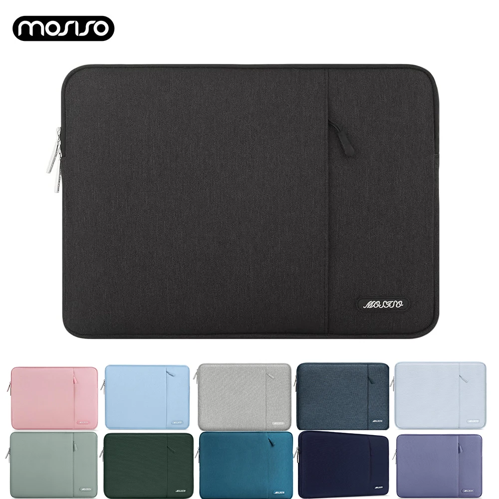 

MOSISO Liner Sleeve Compatible with MacBook Air/Pro 13 / Pro 14, HP Dell ASUS Lenovo Notebook Laptop Sleeve , Black