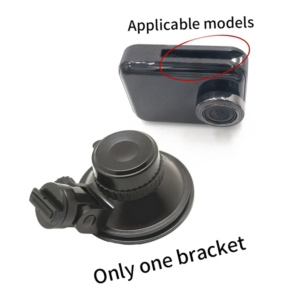 Car DVR Mount Dash Cam Holder ABS Plastic Driving Recorder Bracket Suction Cup Design Suction Cup Installation