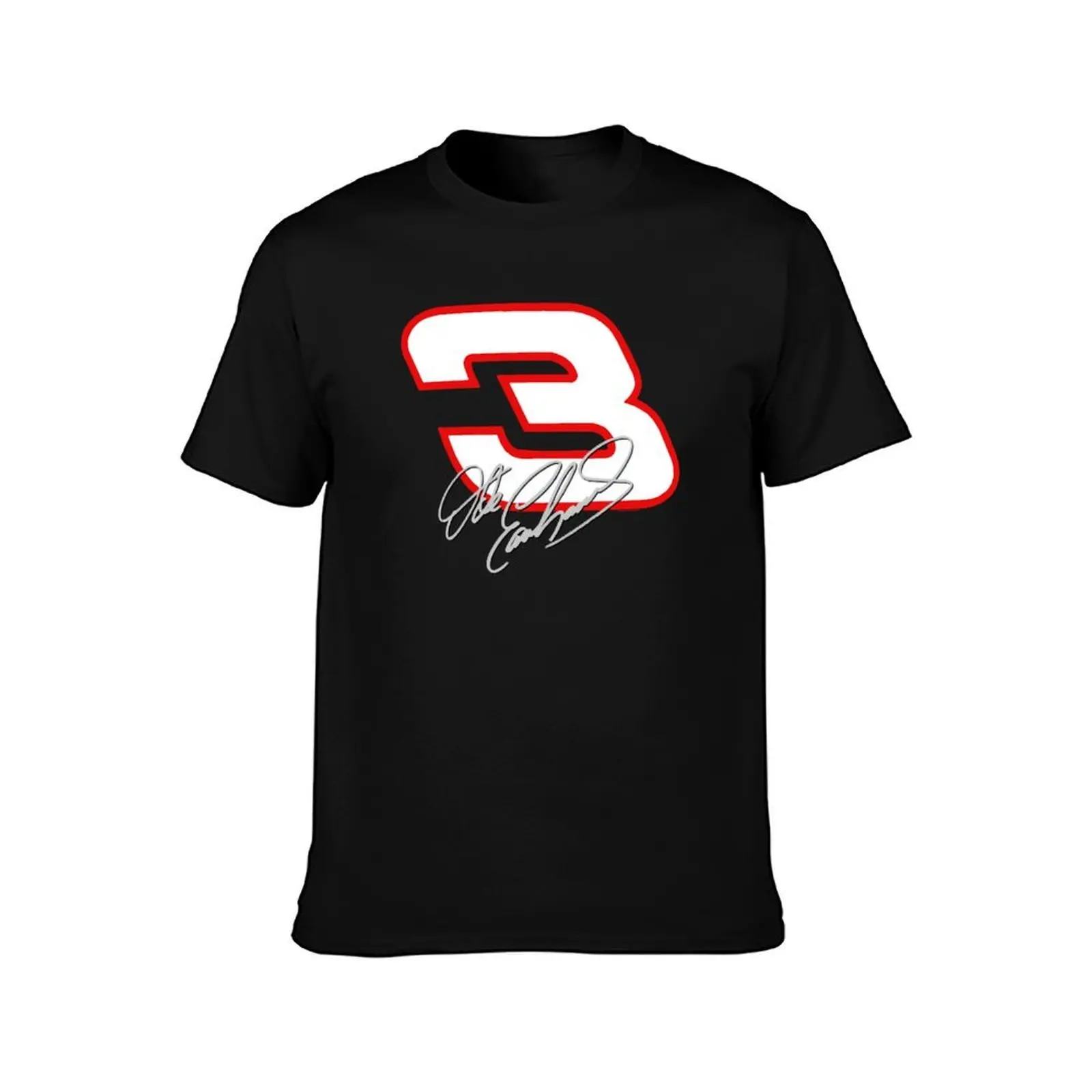 EARNHARDT SR. T-Shirt, Summer Casual Cotton Tee, Oversized Streetwear Tops, Vintage Graphic Print, Loose Fit Short Sleeve
