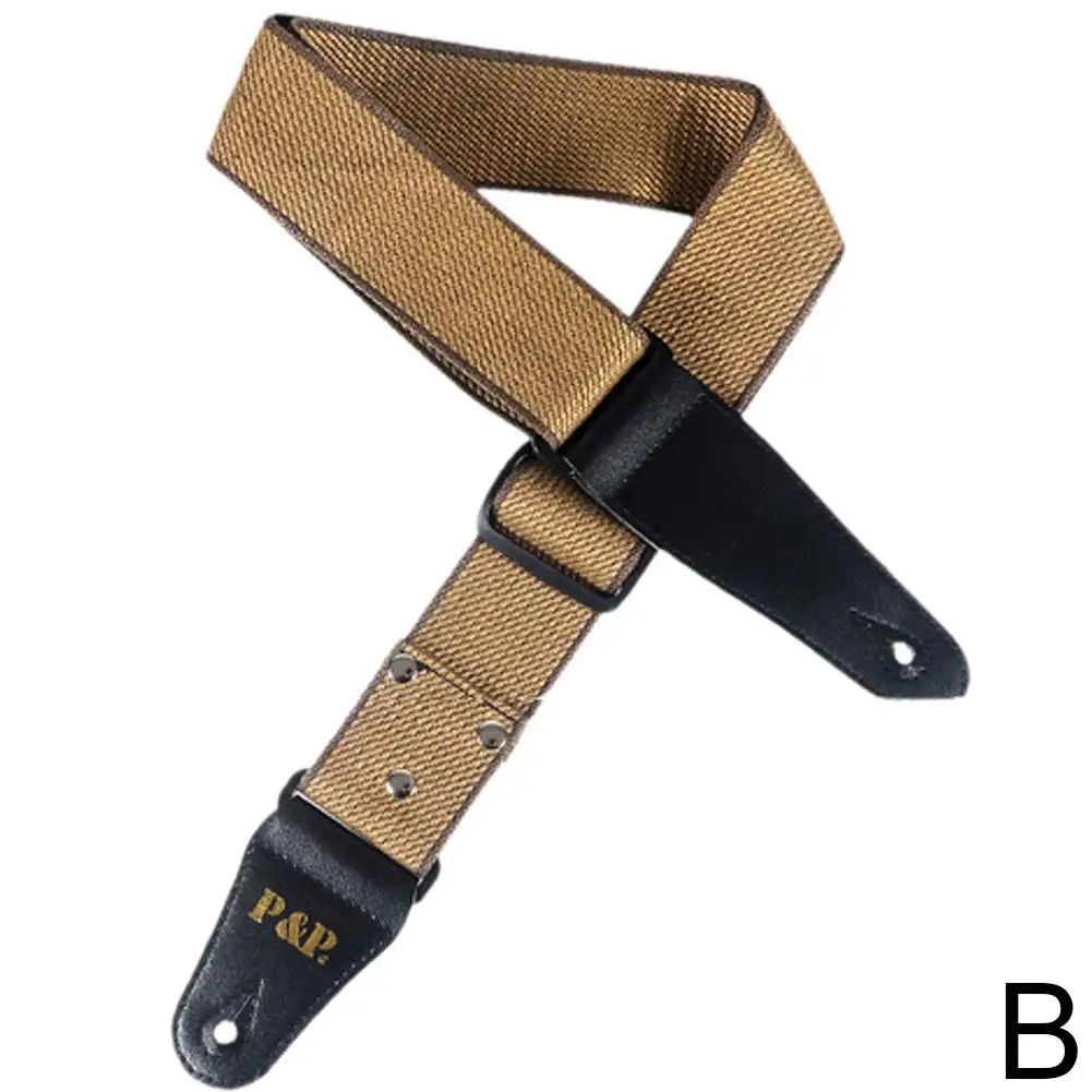 Adjustable Pure Cotton Guitar Strap For Acoustic Electric Bass Guitar Musical Accessories Colors Optional A8R5