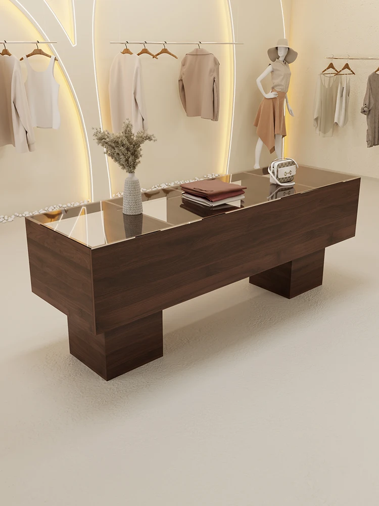 HYS clothing store Nakajima Taidong stone pattern display table shopping mall women's clothing store display cabinet jewelry