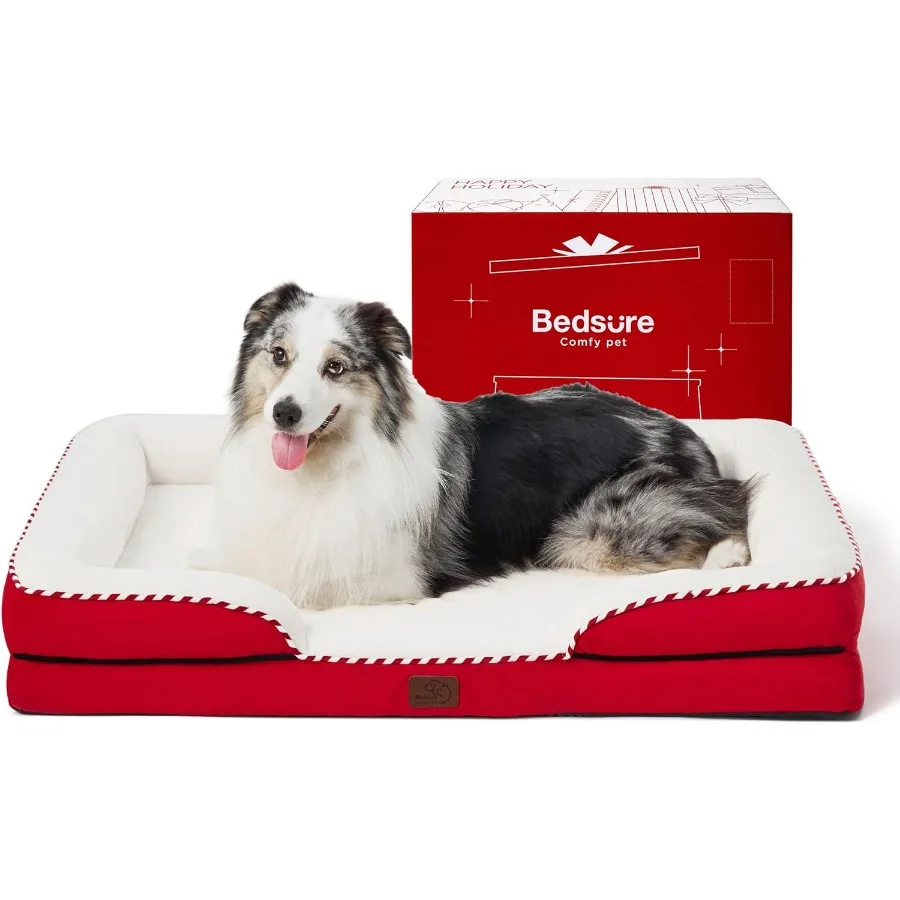 

XL Orthopedic Dog Bed for Extra Large Dogs - Washable XLarge Dog Cat Bed Waterproof Comfort Dogs Couch Sofa with Washable Remov