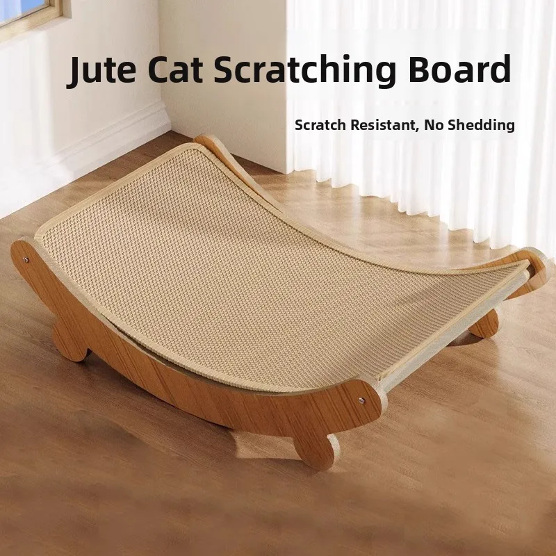 

Large Size Scratching Board Yellow Linen Wear-Resistant Anti-Scratch Inteated Toy for Large s Pet Supplies