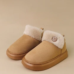 Women's Winter Boots Cotton Slippers Female snow boot  Waterproof Down Cloth Autumn High-top Plus Velvet Keep Warm Woman Shoes
