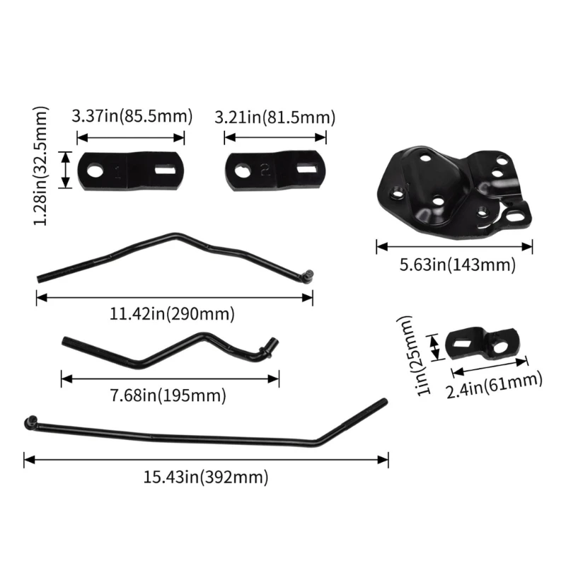 High Performances 4 Speeds Shifting Linkage for Vehicle Shifting Automobiles Metal Design 3733163