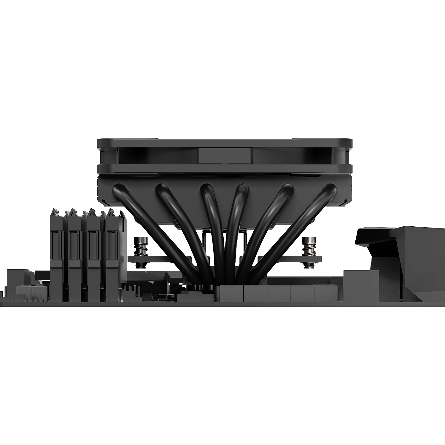 TEUCER TE-67 nízkoprofilový vzduchový chladič CPU 67 mm ITX ATX AM5 AM4 LGA1700 X99 - Image 4
