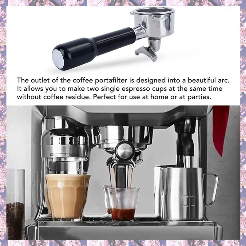 

2X, 54Mm Portafilter For Breville BES870XL, BES870BSXL, BES878BSS, BES840XL Stainless Portafilter Filter Holder