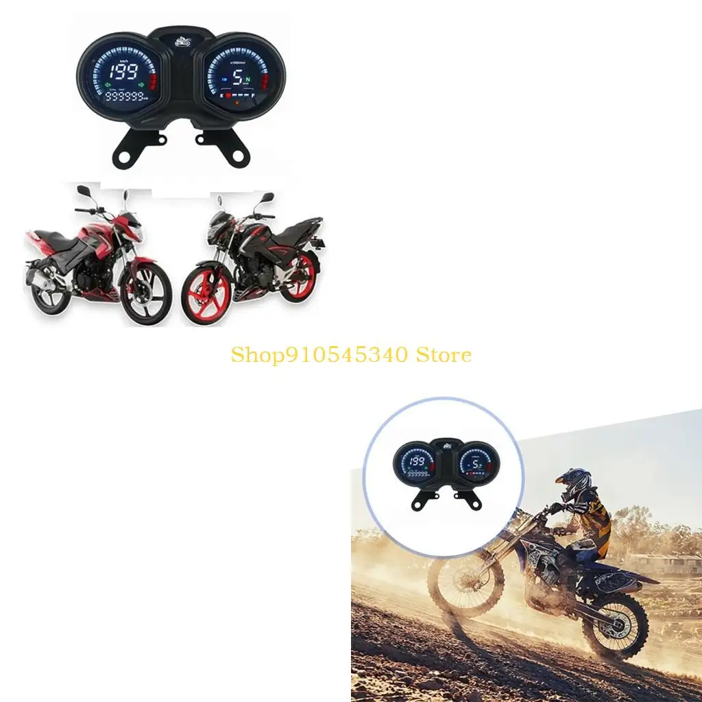 

U2JA Digital Motorcycle Speedometer For Off Roading Bikes With LCD Display And High Accuracy