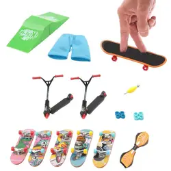 Dedo Skateboards para Crianças Dedo Scooter com Acessórios Two Wheel Finger Skateboards Training Props para Adolescentes Hot Sale