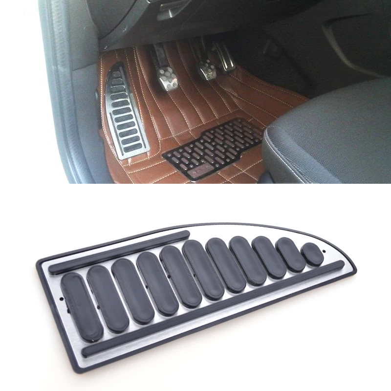 For Ford Focus Foot Rest Pedals Plate Cover Car Pedal Pads Mondeo Escape Fiesta S-Max C-Max Footboard FootRest Pad Board