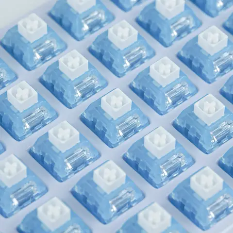 Kailh Arctic Fox Box Switch Computer Mechanical Gaming Keyboard 5 Pins Tactile Clicky Switches Hot Swap RGB SMD for VGN Kit