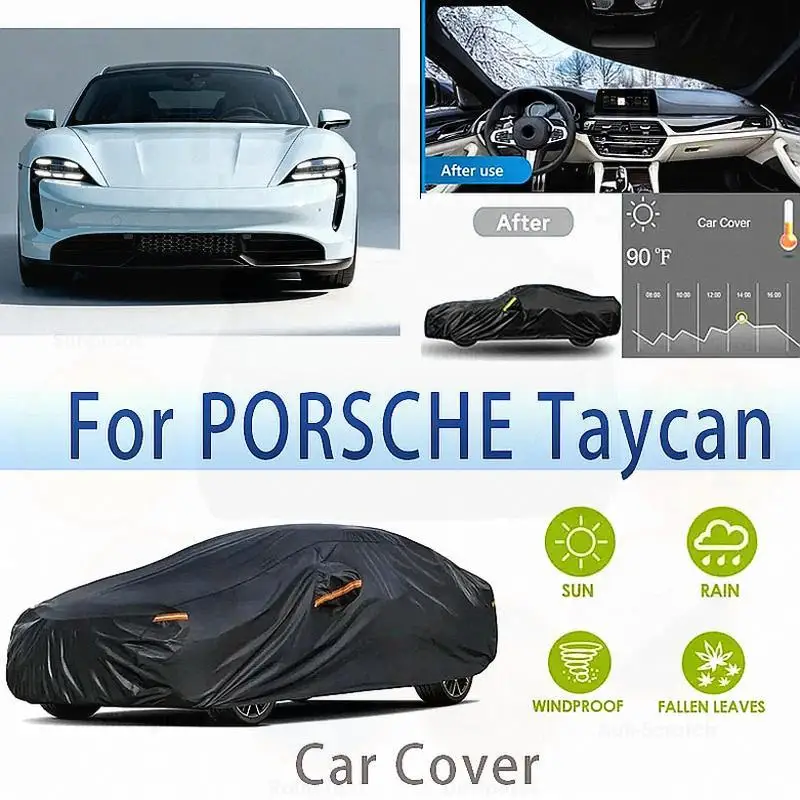 

For Outdoor Protection Full Waterproof Dustproof for PORSCHE Taycan Car Covers