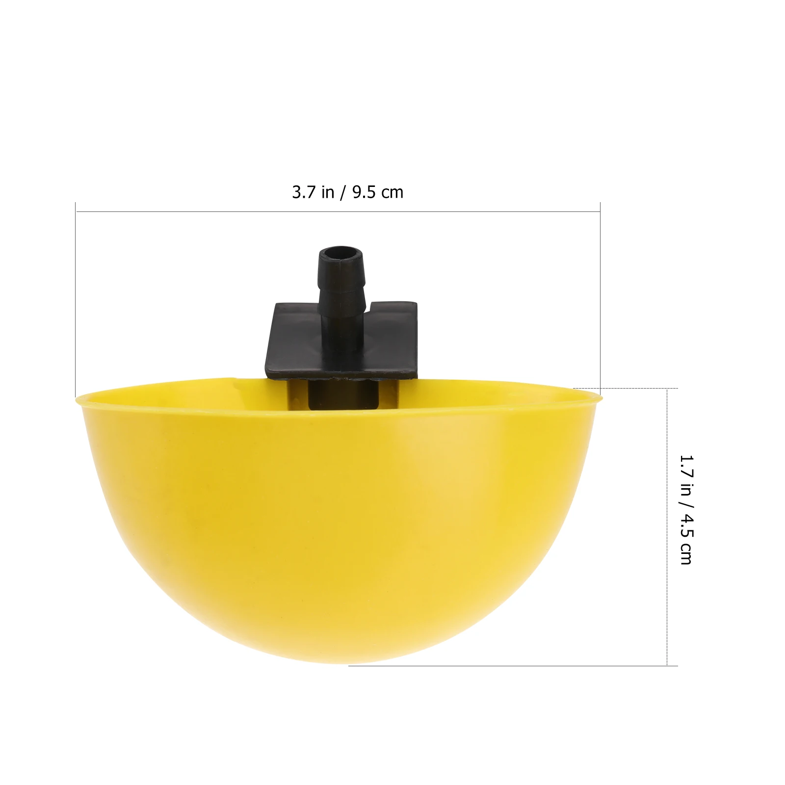 

15Pcs Automatic Poultry Waterer Chicken Drinking Bowl Large Outlet Farm Water Feeder Pigeon Duck Goose Chicken Water Bowl