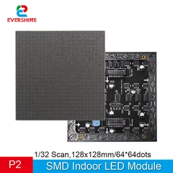 Full color LED indoor full color P2 128X128mm module matrix panel RGB display screen 64*64 pixels SMD1515 aliexpress online shop