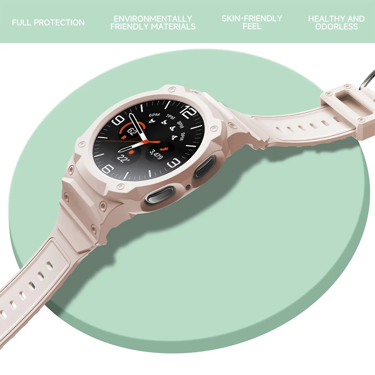 Silicone Strap TPU Case For Samsung Galaxy Watch 8 40mm 44mm Band Bracelet Wristband Galaxy Watch 8 Protect Cover Integrated