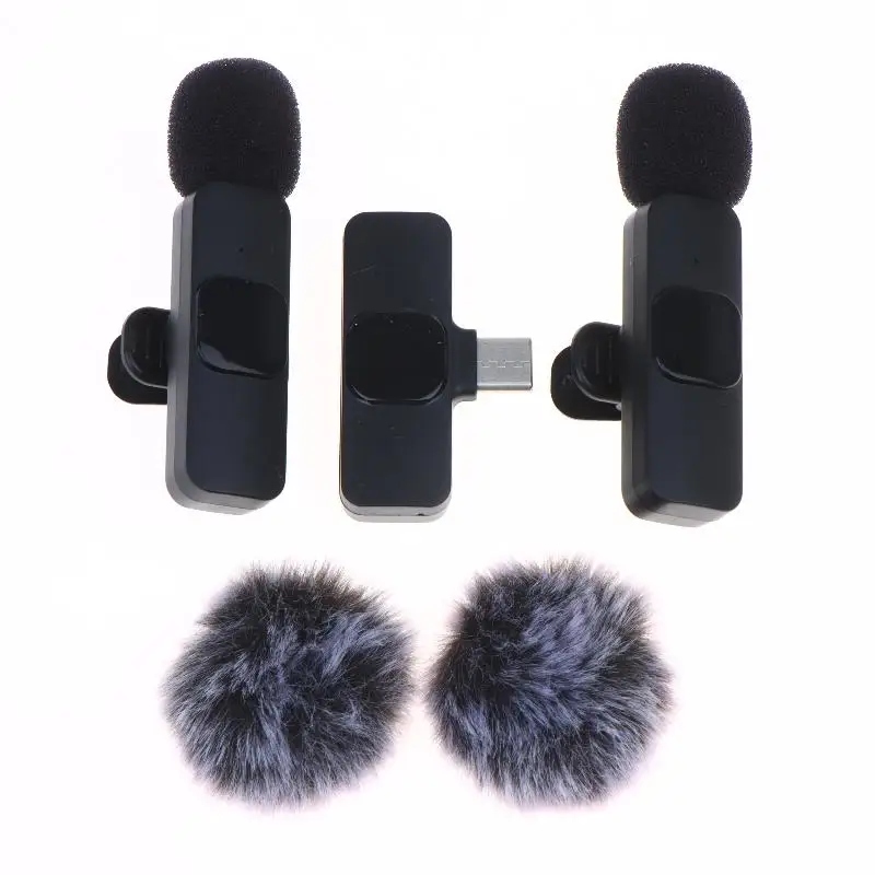 New Sale K9 Wireless  Microphone Mini Audio Video Recording Mic For Phone Android Laptop Live Gaming Mobile Phone Microphone
