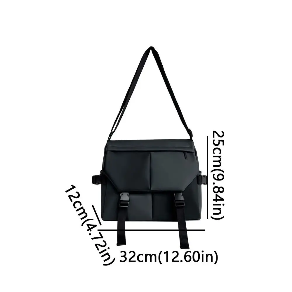 Водонепроницаемая сумка через плечо с несколькими карманами в повседневном стиле, водонепроницаемая сумка-мессенджер, унисекс, нейлоновая сумка большой вместимости