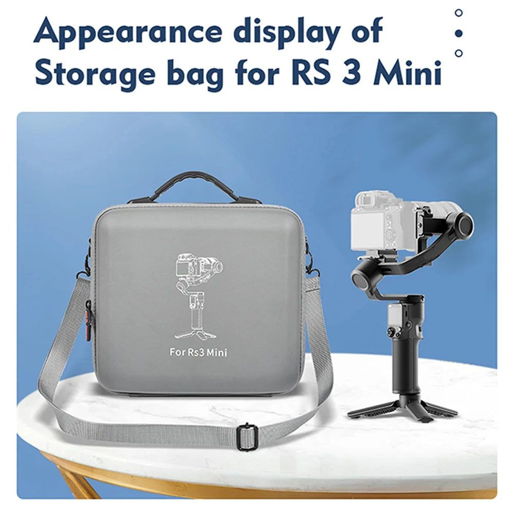 Storage Bag Carrying Case Outdoor Travel Portable Shoulder Bag Protective Case for DJI RS 3 Mini Gimbal Stabilizer Accessories