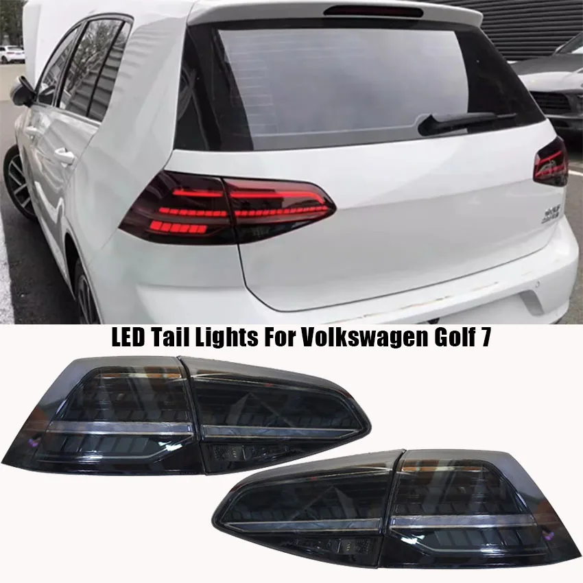 Car LED Tail Lights Assembly For Volkswagen Golf 7 / Golf7.5  2013-2021 Rear Tail Lamps Sequential Turn Signal Light Accessories