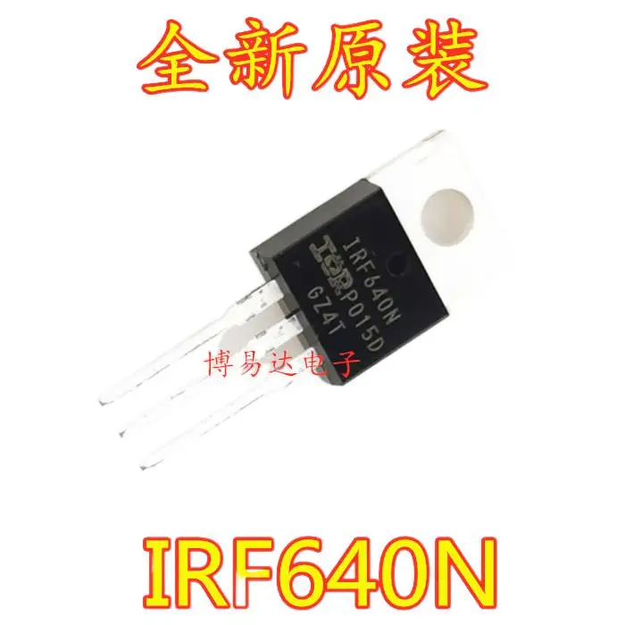 20 buah/lot IRF640N TO-220 18A 200V MOSFET N IRF640 stok asli baru