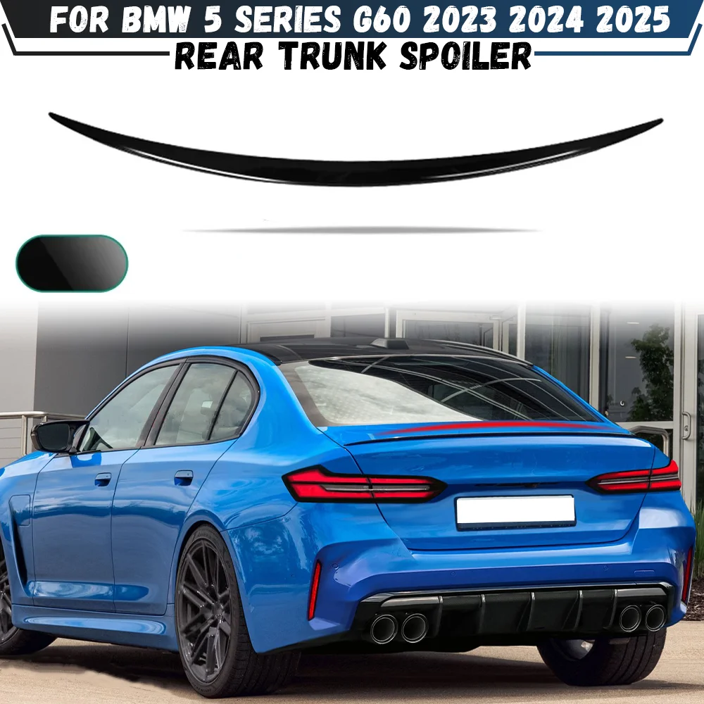 

Pop For BMW 5 Series G60 520d 520i 530i 530e 550e 2023 2024 2025 Rear Trunk Lid Car Spoiler Wings Exterior Accessories Parts