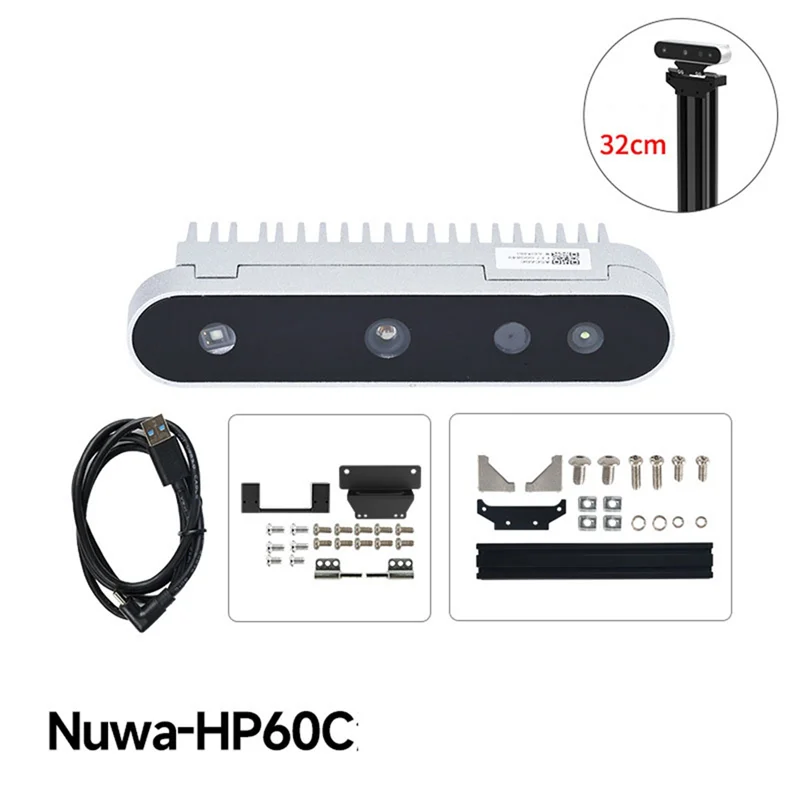 Модуль датчика камеры 3D глубины FOV 73,8 °   Поддержка ROS1 ROS2 для захвата движения, препятствий робота