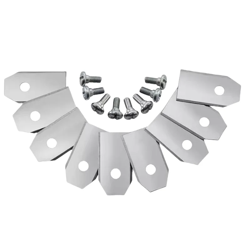 12/18/30 Stainless Steel Screw Single-Hole Replacement Blade for Lawn Mowers A Tool for Trimming and Beautifying Courtyard Lawns