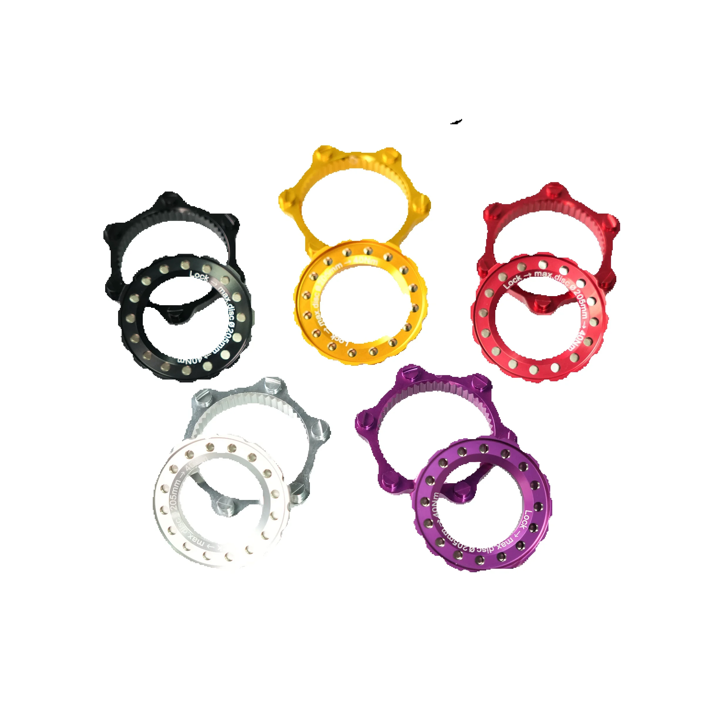 AliExpress NONE FUZA 18g Centerlock To 6-Hole Adapter Center Lock Conversion 6 Bolt Rotor Adapter For MTB Road Bike Disc Brake