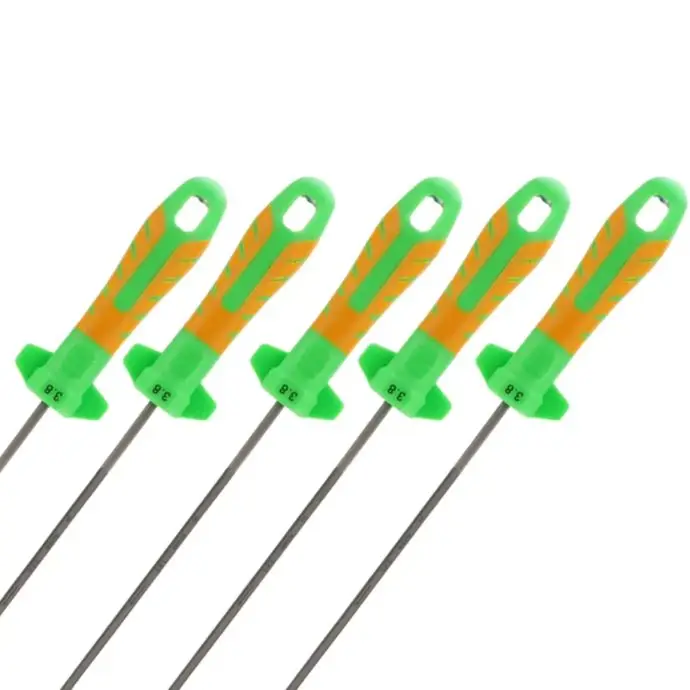 Hexagonal Chainsaw File 3.8mm 4.5mm 5.2mm Steel Sharpening Tool For Power Saw Chain Maintenance Garden Equipment
