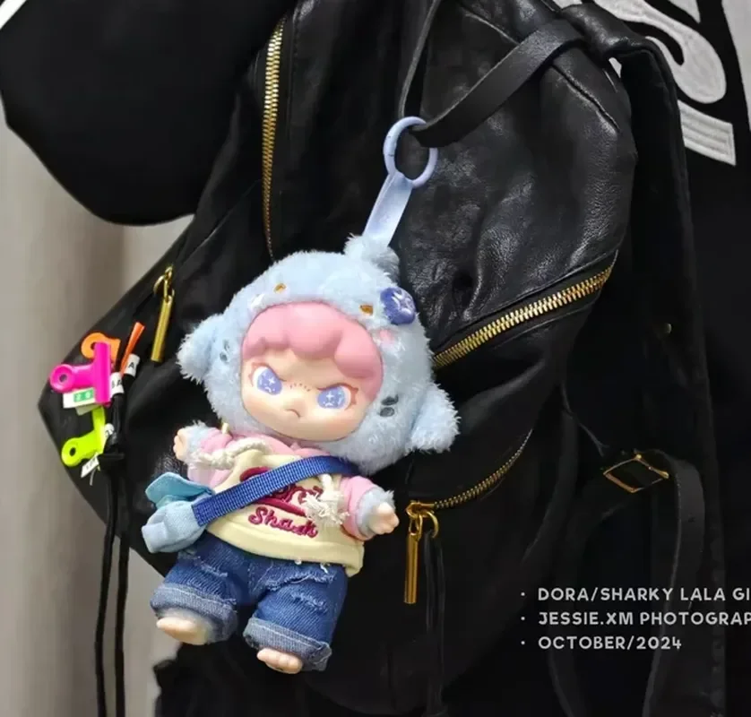Dora Sharky Lala Girl Series Anime Action Figure Pendant Toy Collectible Doll Trendy Keychain Ornament Girls Birthday Gift view 5