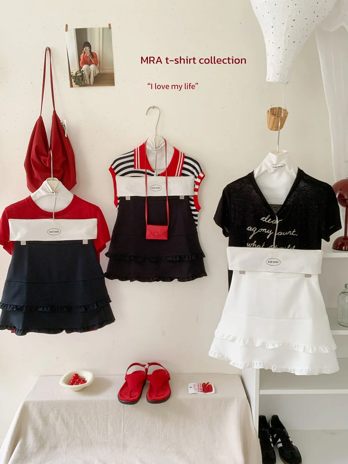 Minigonna sottile da donna dolce a due strati con volant Gonna corta a vita alta tinta unita autunno estate