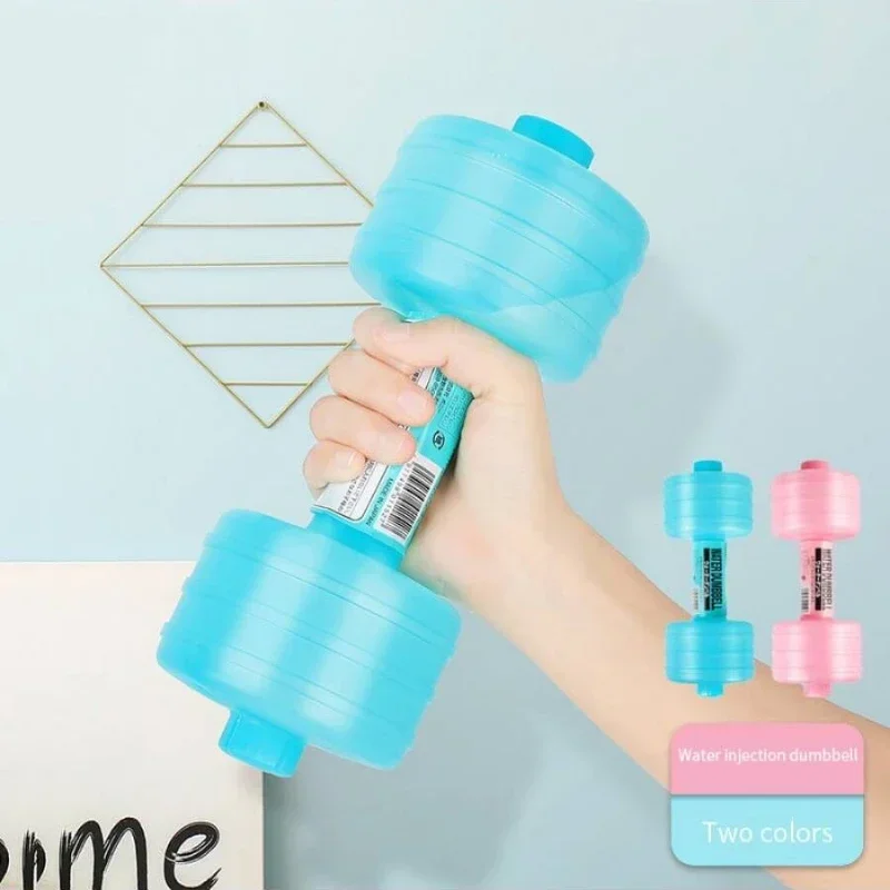 1-2Pc of 1000ml Dumbbell Adjustable Weight Gym Water Dumbbell Women's Weight Loss Exercise Equipment, Exercise Yoga Training