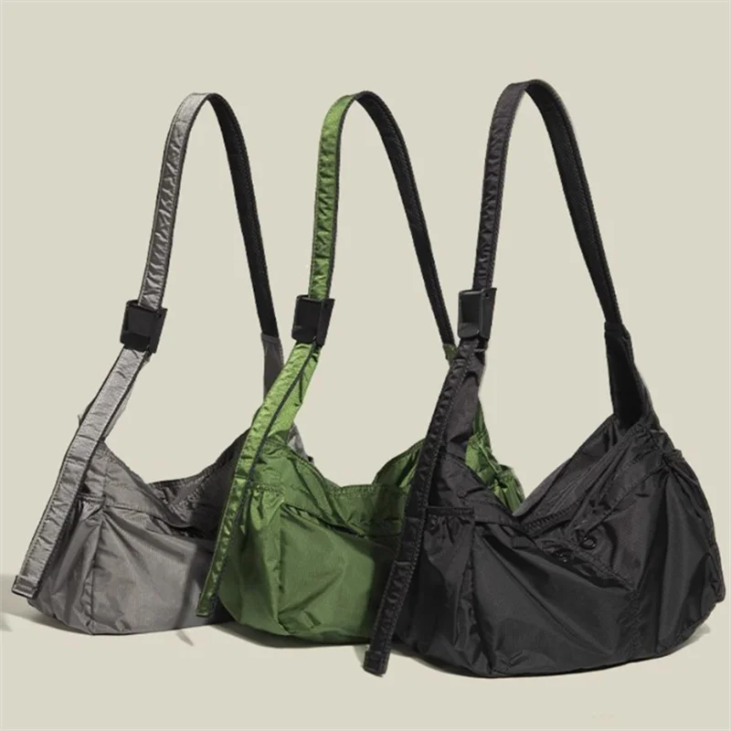 

Сумка большой вместимости, повседневная нейлоновая сумка через плечо для мужчин и женщин, брызгозащищенная сумка-мессенджер в спортивном стиле