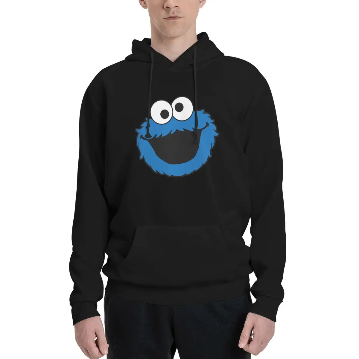 Cookie Monster Hoodies Men Women Casual Pullover Sweatshirts Hip Hop Long Sleeve Clothing Autumn Winter